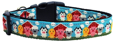 Barnyard Buddies Nylon Ribbon Collars Medium